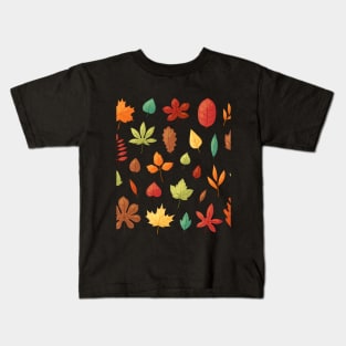 Autumn Leaves Kids T-Shirt